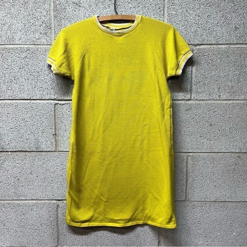 Vintage Yellow Long Raglan T-Shirt